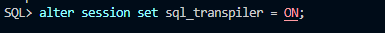Oracle 23ai New Feature: Automatic SQL Transpiler